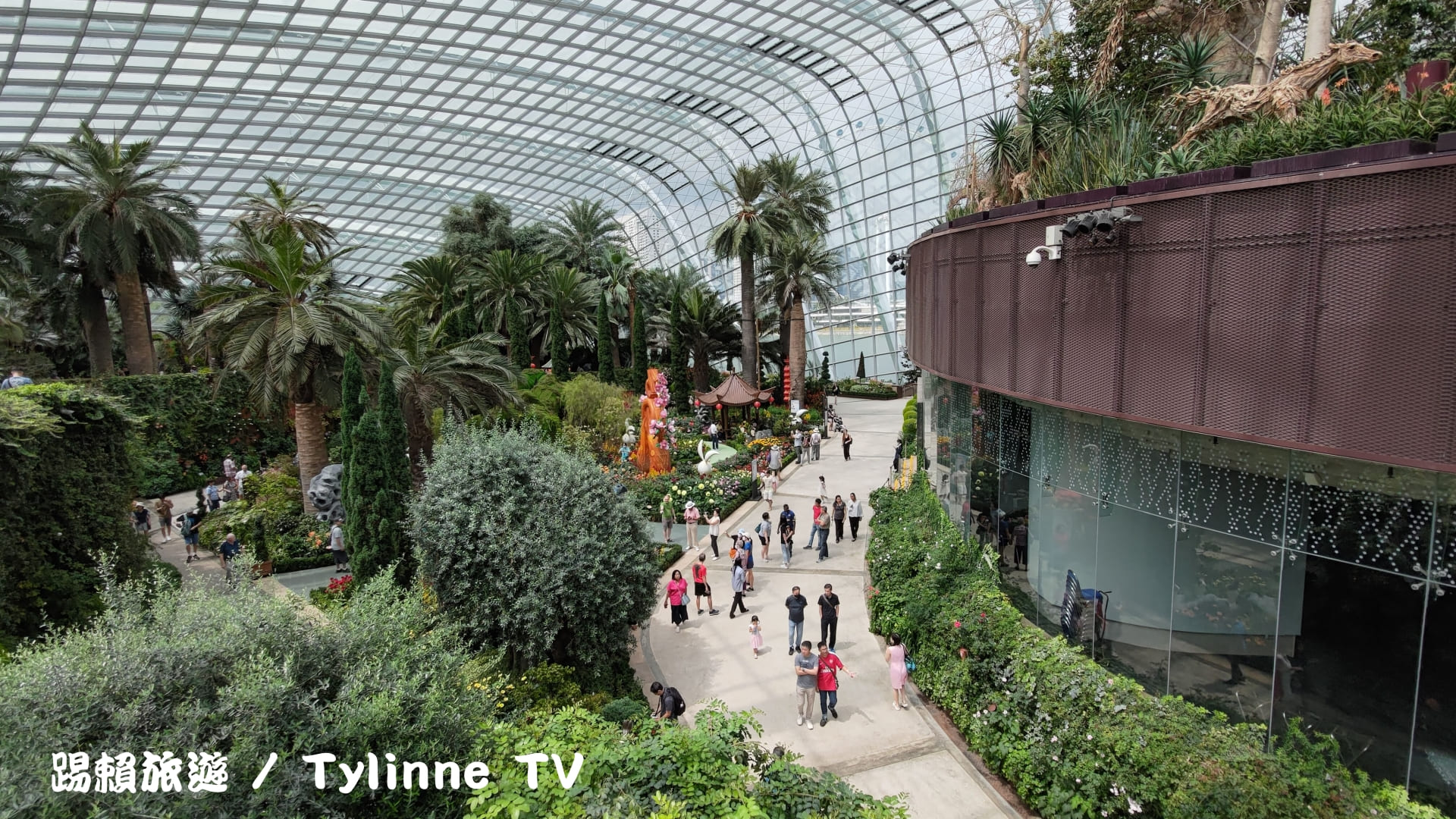 【新加坡景點】花穹溫室花卉公園 | 濱海灣花園景點
